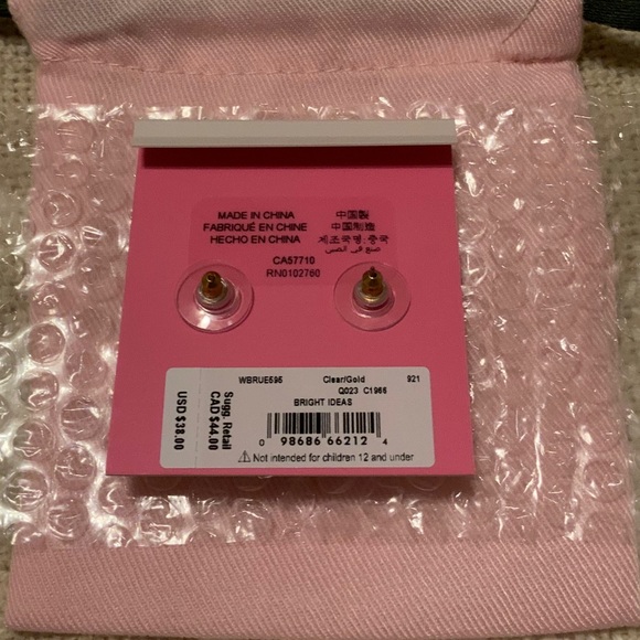 NWT Kate spade diamond studs - Picture 4 of 4